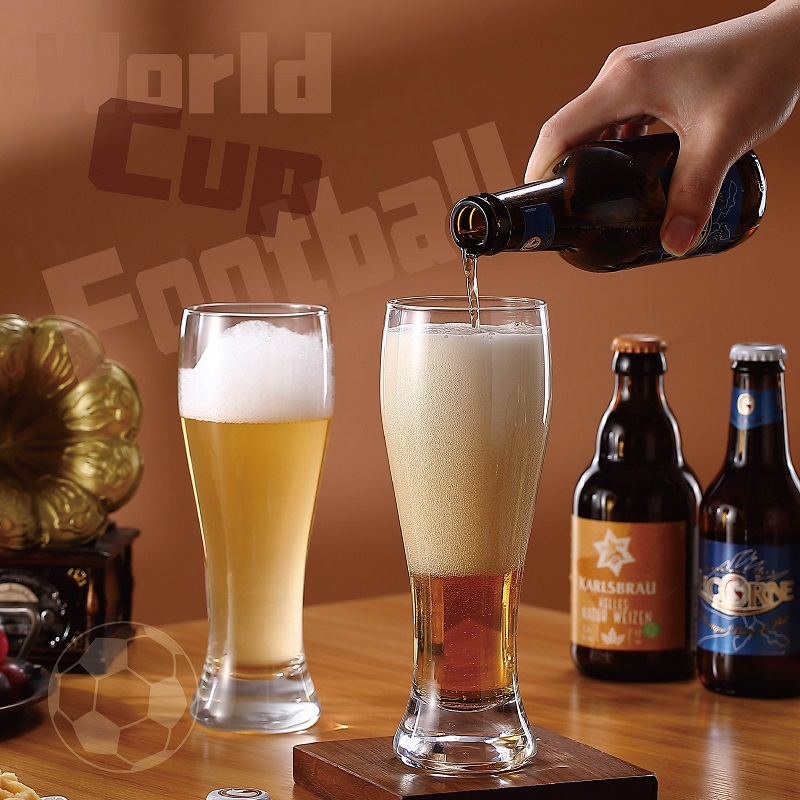 精酿啤酒杯子家用大容量扎啤杯酒吧商用北欧风