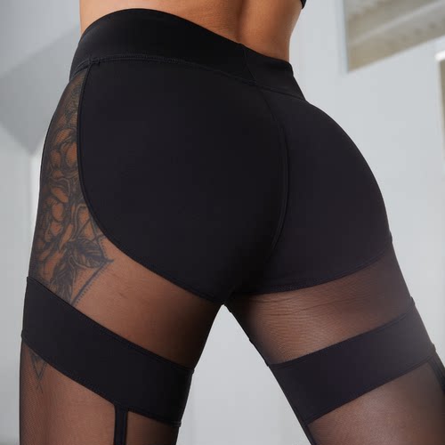 ZASUWA网纱高腰提臀透气