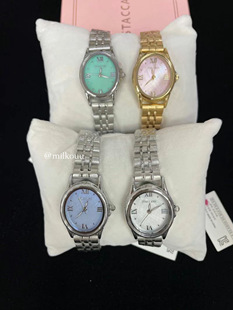 韩国代购 staccato气质高级感贝母椭圆表盘钢带手表