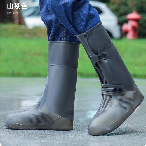 高筒雨鞋套男女加厚耐磨防滑