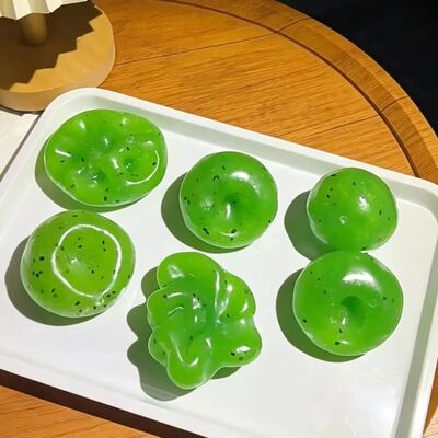 Green Jelly Kiwi Watermelon Transparent Gel Fruit Squeeze To