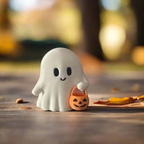 1/2Pcs Cute Anime Style Pumpkin Statue, Durable Handicrafts