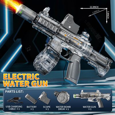New M416 Electric Water Gun With light Sprays Flame Effect C