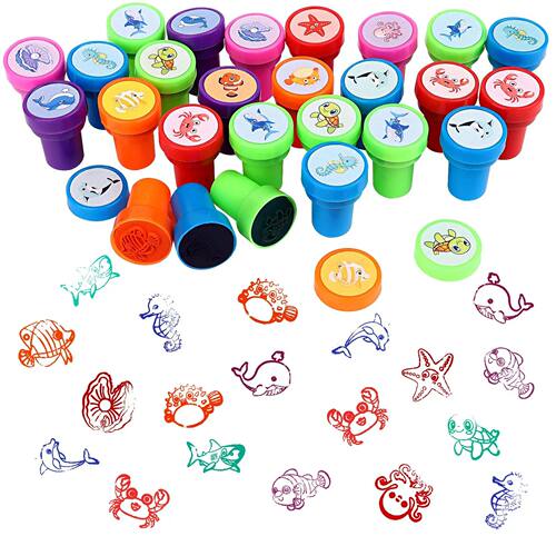 Ocean Life Animal Stamps Birthday Party Favors Gifts Toys So