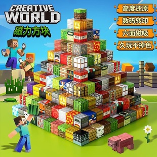 My World Magnetic Square Building Blocks Changeable Magnet A
