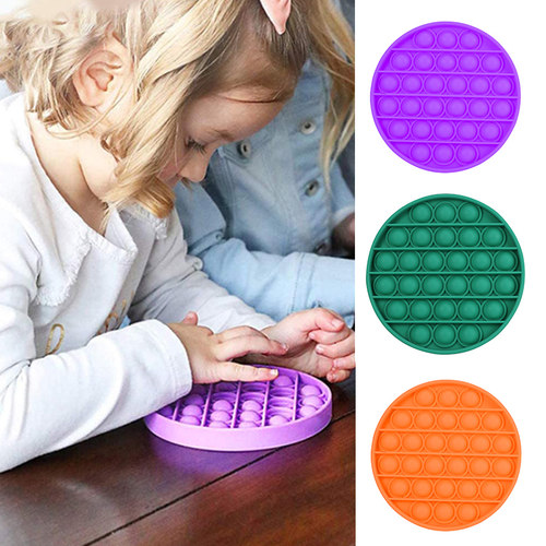 Geometry Pop Push Bubble Fidget Toys Antistress Boys Girls A