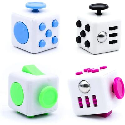 Fidget Stress Relief Dice Colorful Anti-Stress Fingertip Toy