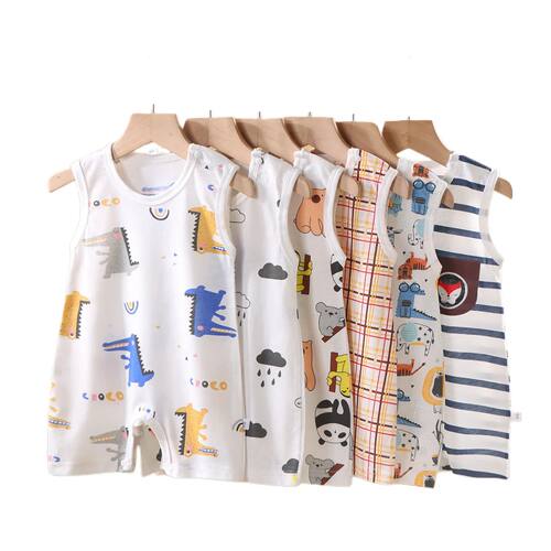 New 2026 Soft and Lightweight Cotton Baby Crawling Clothes f