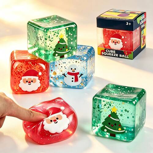 Christmas Ice Cube Pinch Music Decompression Non-sticky Hand