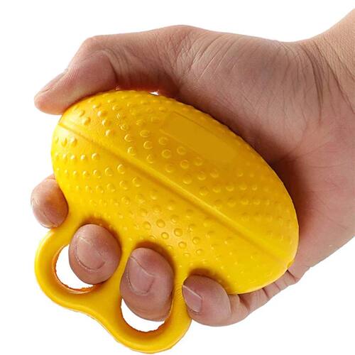 Finger Exerciser Hand Squeeze Ball Sensory Fidget Stress Rel