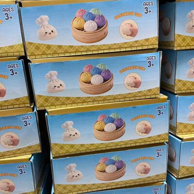 Dumpling Squishies, Glitter Dumpling Mystery Box, Colorful D