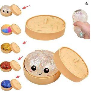 New Glitter Dumpling Glitter Dumpling Squishy with Box Dumpl