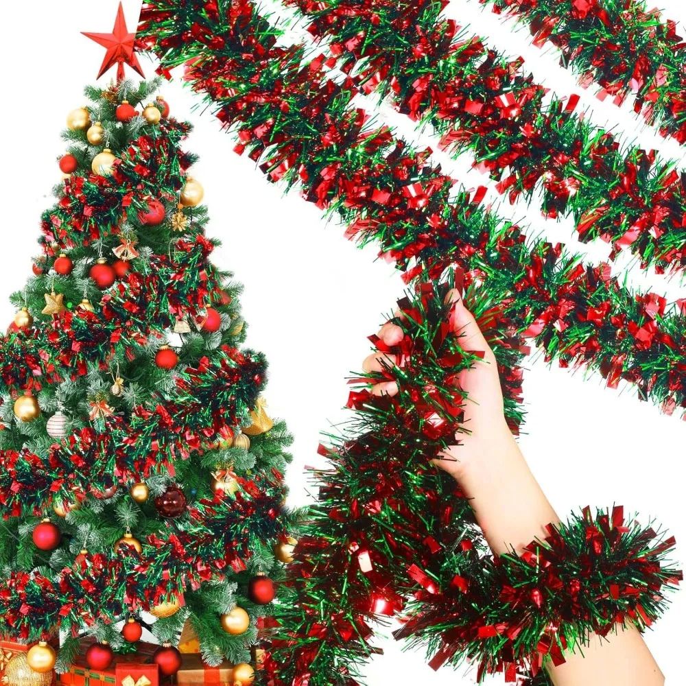 1/3/5 Pcs 2m Christmas Red and Green Strips for Christmas Ne