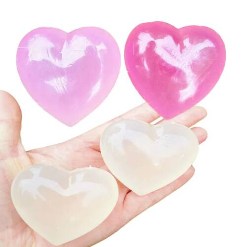 Maltose Cute Change Color Heart Squeeze Toy Anti-stress Vent