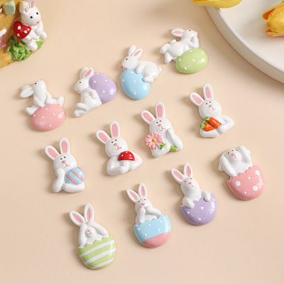 Easter Decorations Mini Resurrection Rabbit Resin Refrigerat