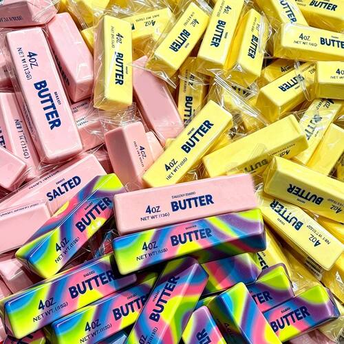 1PC Slow Rising Butter Stick Squishy Toy Soft Wet Elastic Sq