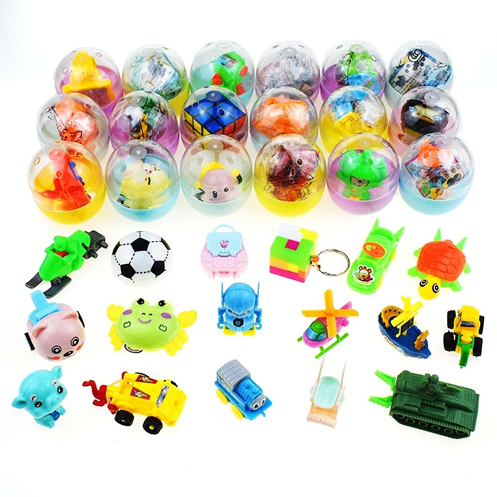 12/30 Pcs 20 Style Toys Capsule Egg Ball Educational Toys Ki