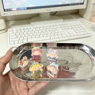 Little Girl Diy Key Cap Pinch Music Mechanical Keyboard Stra