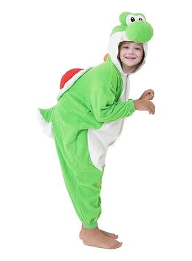 Kids Onesies Yoshi Kigurumi Boy's Pajamas Cartoon Cosplay Co