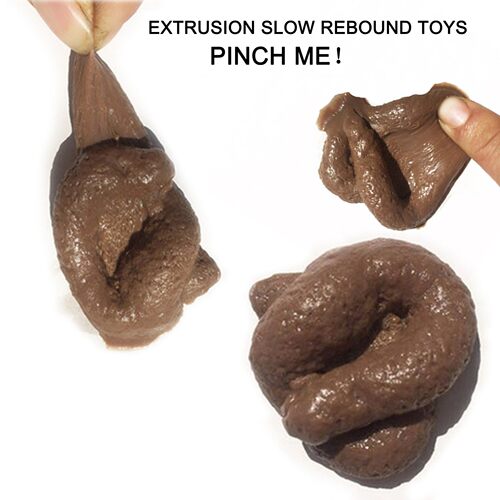 Realistic Shit Gift Funny Toys Fake Poop Piece of Shit Prank