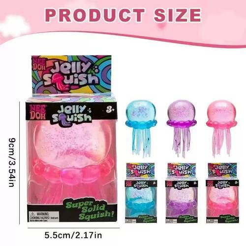 Needoh Pinching Music Decompression Jellyfish Toy Vent Slow