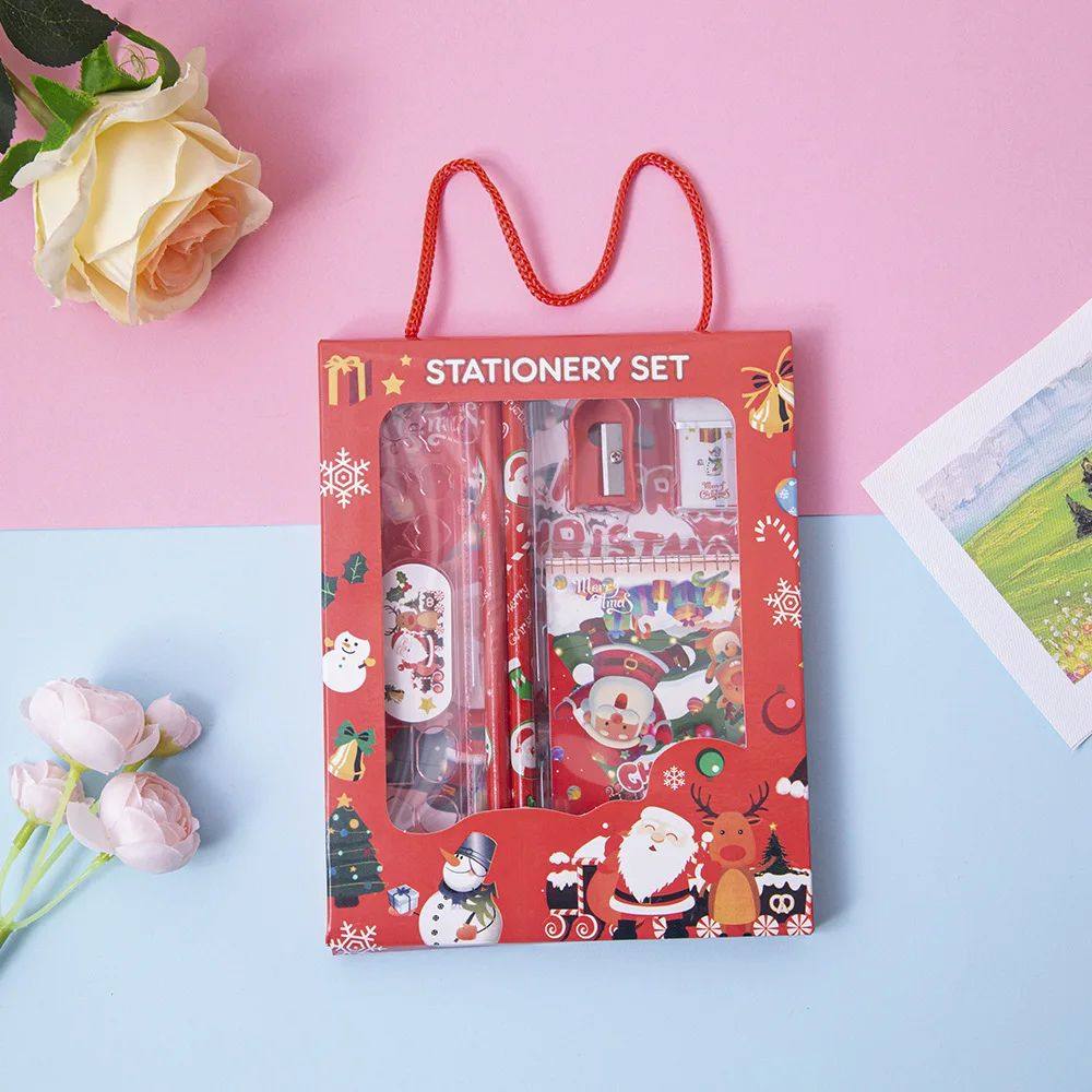 6pcs/Set Children'S Stationery Set Gift Box Kindergarten Pri