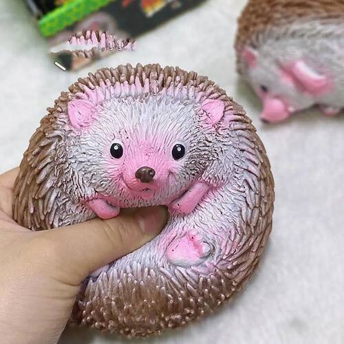 Kawaii Animals Cartoon Hedgehog Decompression Toys TPR Quick