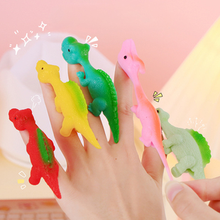 Adult Kids Toys Funny Catapult Finger 5PCS Dinosaur