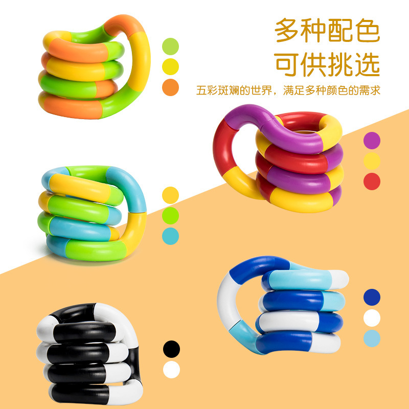 Pop It Fidget Toys Variety Twist Twist Rope Finger Toys Offi