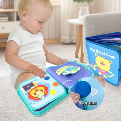 Montessori Busy Book for Toddlers, Activity Books for Airpla