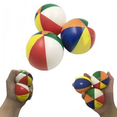12Pcs PU Sponge Pressure Beach Soft Ball Compression Decompr