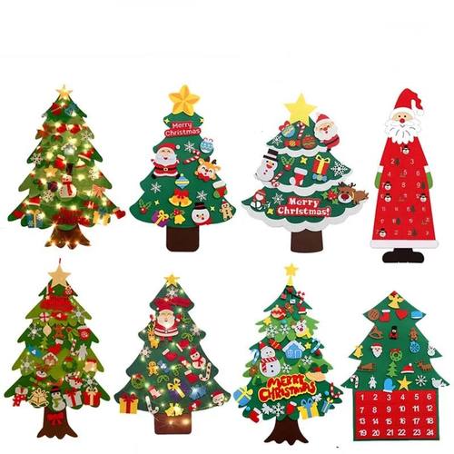 DIY Felt Christmas Tree Christmas Decoration for Home Navida