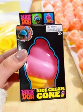 Needoh Pinching Music Ice Cream Decompression Toy Children A