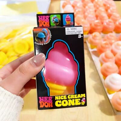 Needoh Pinching Music Ice Cream Decompression Toy Children A