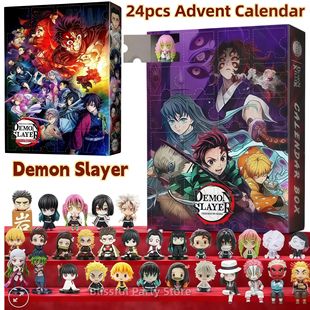 Advent Calendar Cartoon 2025 Figure Slayer Action Chri Demon