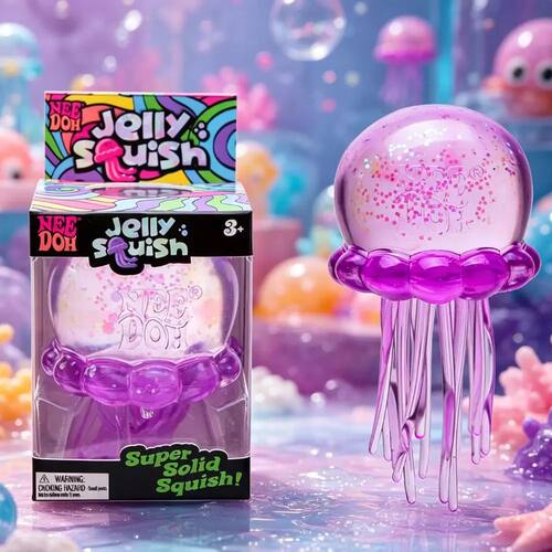 2026 hot Cute Nee Doh Jelly Hops Octopus Fidget Toy, Waterpr