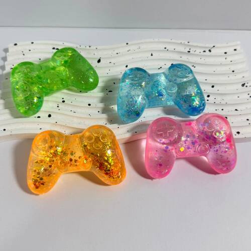 Stress Relief Toy Game Controller Squishy Fidget Toy Transpa