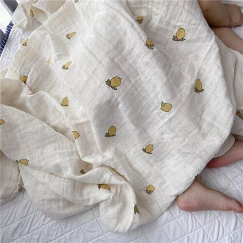 Baby Blankets Newborn 100% Organic Cotton Muslin Diapers Pri