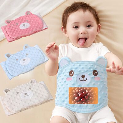 Soft Fabric Baby Cartoon Belly Band Baby Gas Relief Warm Bel