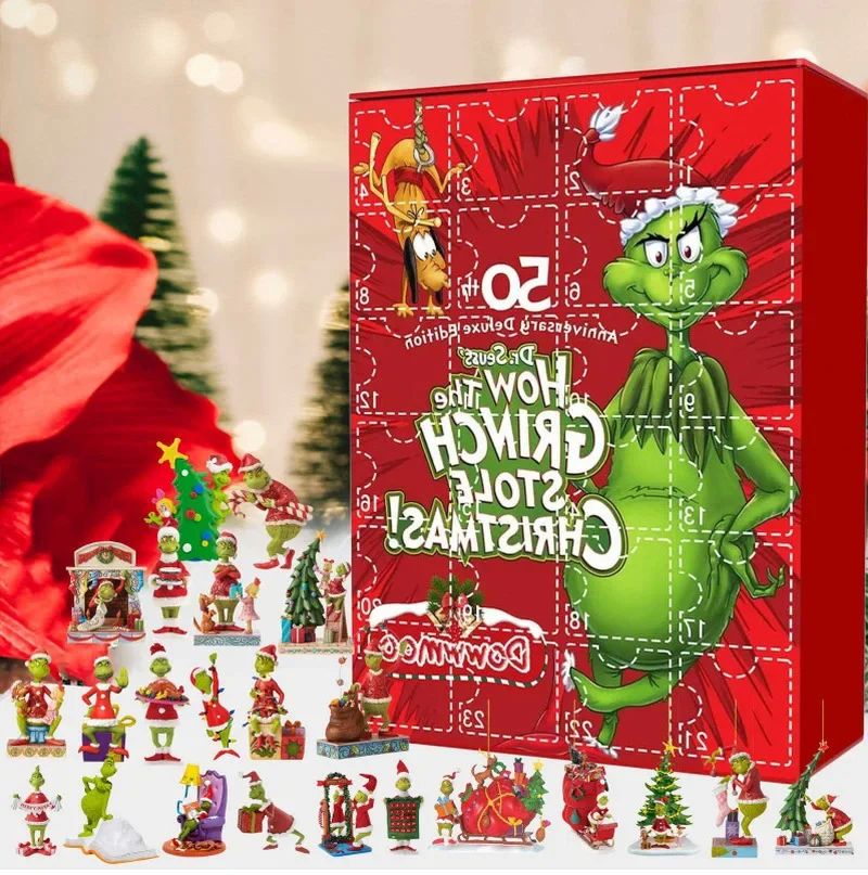 24pcs Christmas Advent Calendar Surprise Box Xmas Countdown