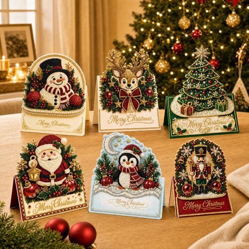 Diy Merry Chrismas 3d Pop-up Diy Cards 3d Stereo Greeting Ca
