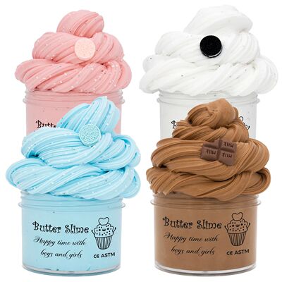 70ml Chocolate Cookies Butter Slime Kit With Scented Slime S