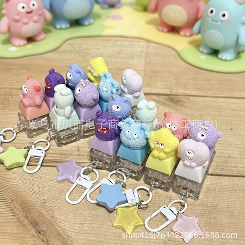 Little Monster Doll 4 Key 2 Key Pinch Mechanical Keyboard De