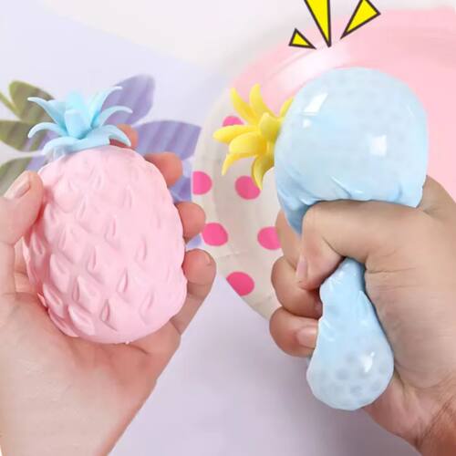Soft Squeeze Toys Pineapple Stress Relief Ball Water Feeling