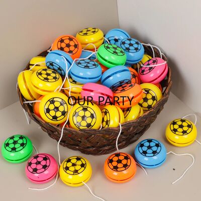 15Pcs Mini Sports Football Theme Plastic Yoyo Balls Classic