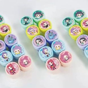 Kpop Demon Hunter Stamps Party Favors Seal Stamps for Kids C
