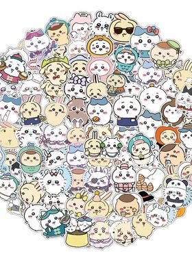 100pcs Kawaii Jiikawa Cartoon Stickers Decorative Desk Lapto