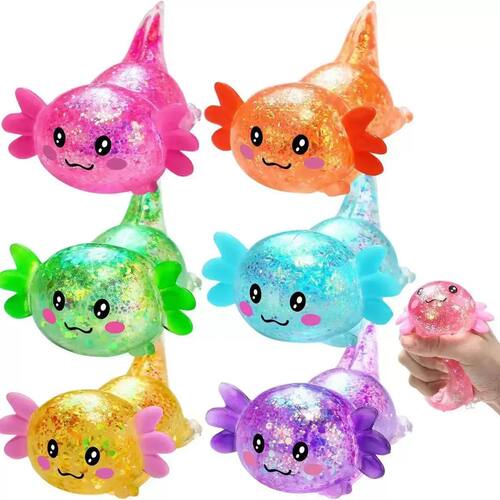 Axolotl Squishy Toy Cute Slow Rising Fidget Toy Soft Squeeze