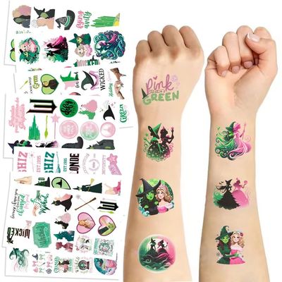 10pcs Cute Cartoon Wicked Tattoo Stickers Children Temporary