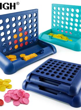 UNGH Family Home Board Game Four in A Row Bingo Chess Connec